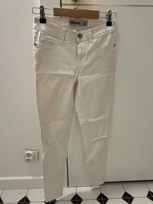 Białe dżinsy jeansy skinny rurki New Look rozm. 34 nowe