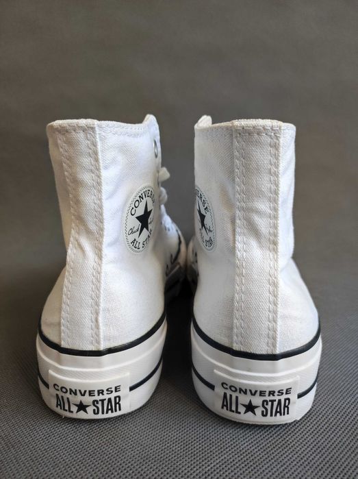 - Converse All Star - Trampki na platformie r. 36,5