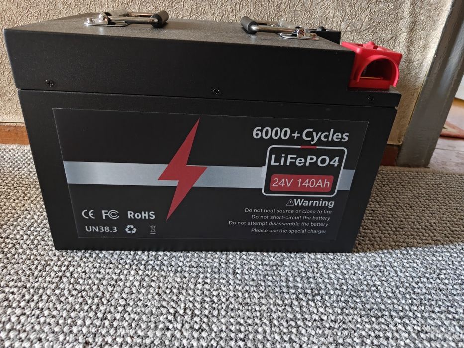 Аккумулятор lifepo4 24v 140ah 3,5 kwh