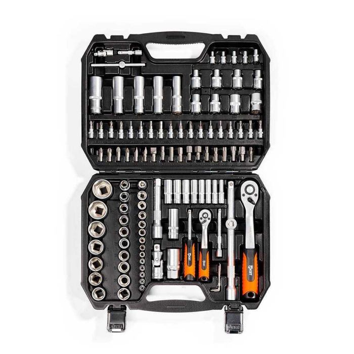 Набір інструментів BLACK 108 ел хром-ванадій набор головок ключей PL