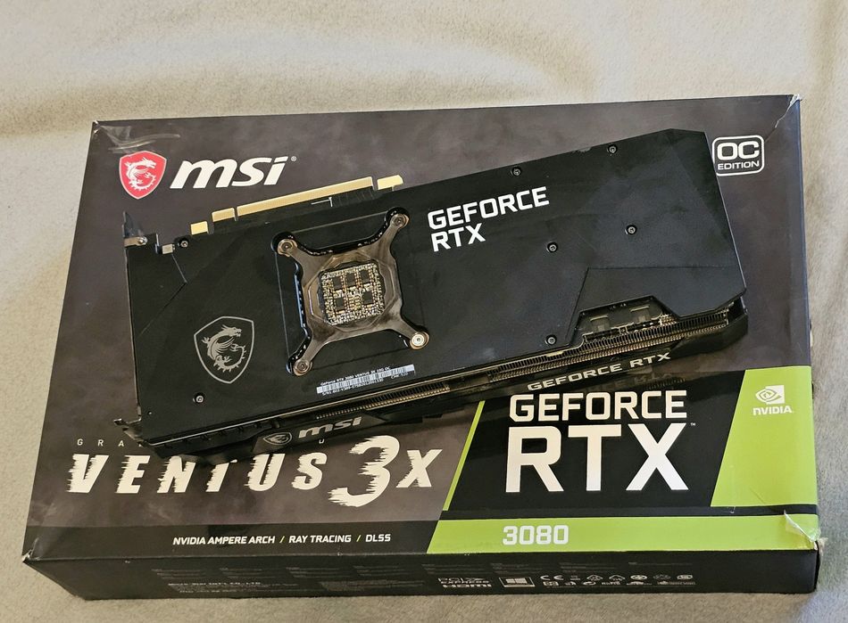 Відеокарти RTX 3080 FTW3 ULTRA,MSI VENTUS 3X