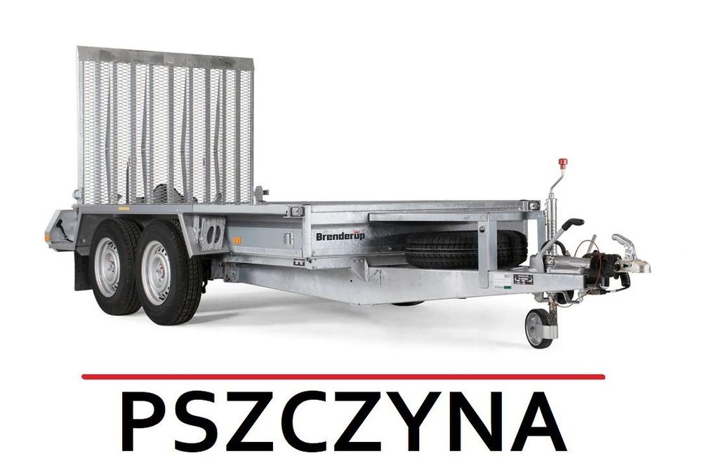 Brenderup MT-3080 3000kg 308x152 POD MINIKOPARKĘ BOBCAT PRZYCZEPA NOWA!  Wysoka jakość! Mocna konstrukcja; Szeroka rampa