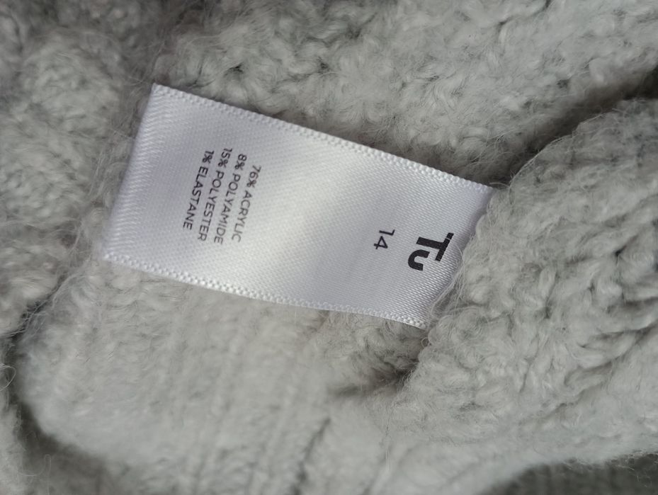 Ciepły gruby sweter oversize