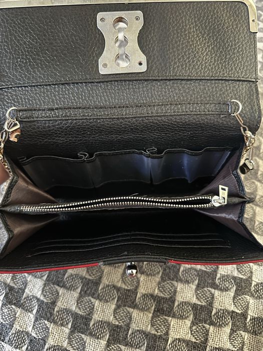 Клатч у стилі HERMES червоно-чорний