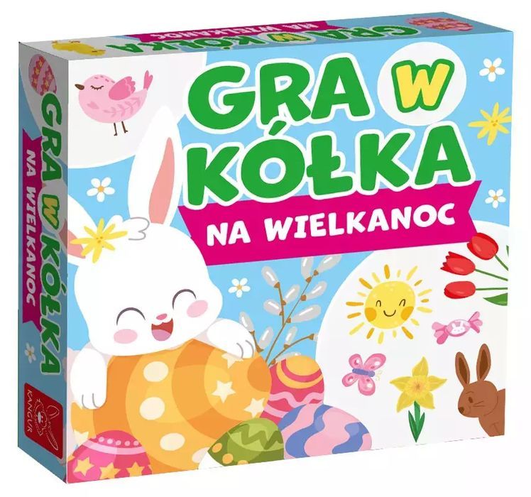 Gra w kółka na Wielkanoc. Kangur