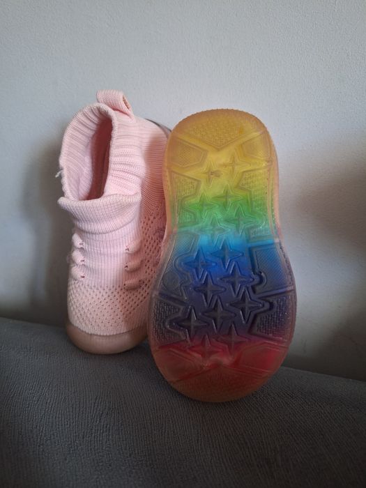 Buty skarpetki dla dziewczynki