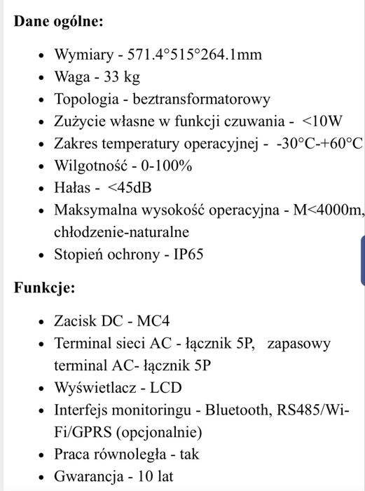Falownik hybrydowy SOFAR HYD5KTL