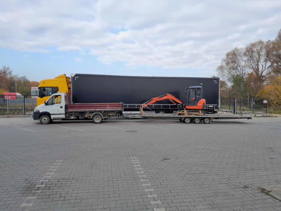 Minikoparka_wywóz gruzu