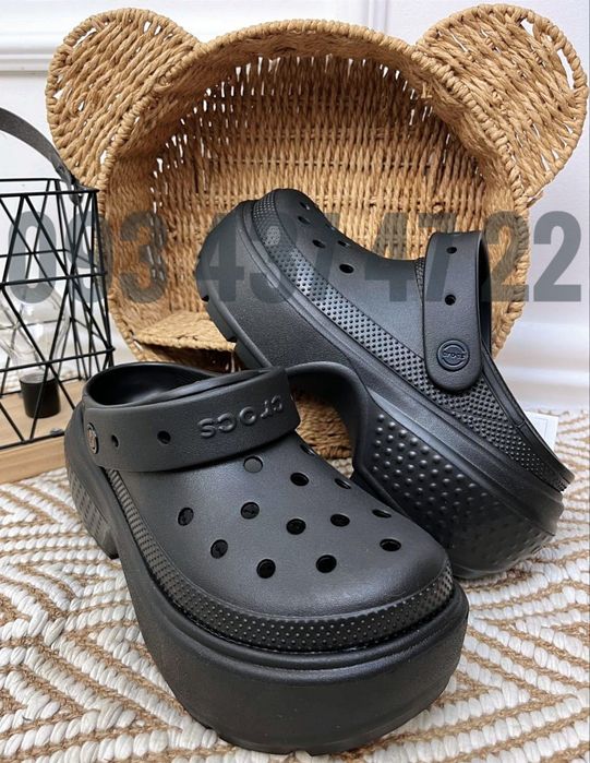 Stomp Clog на Платформі Жіночі Крокси Сабо Усі розміри Crocs Crocs