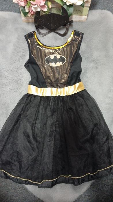 Przebranie strój karnawałowy Batman dla dziewczynki  7-8 lat