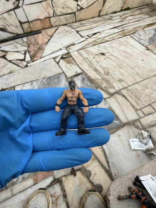 Lote 3 mini figuras WWE