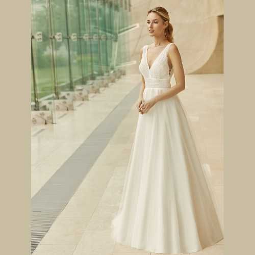 Vestido de Noiva corte A ***Rossy Noivas***