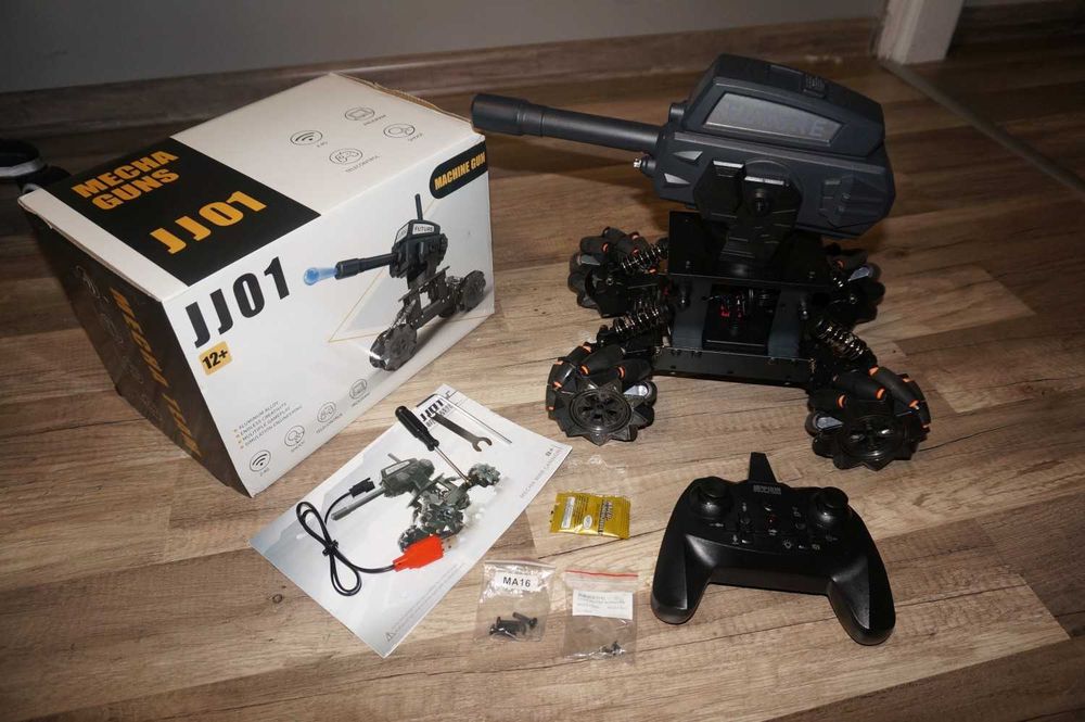 JJ01 RC TANK samochód strzelający sterowany na kulki hydrożelowe czołg