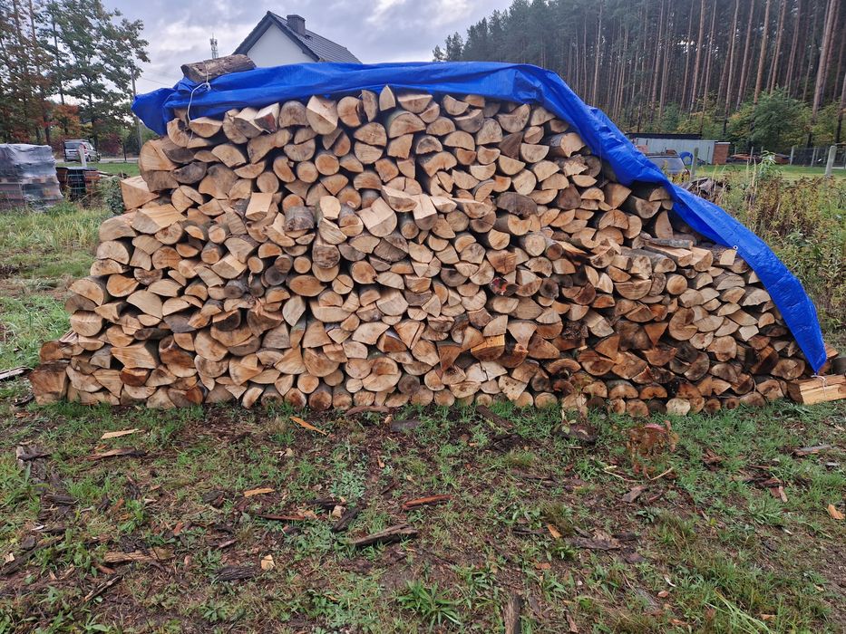 Drewno kominkowe, opałowe buk, jesion dąb sezonowane
