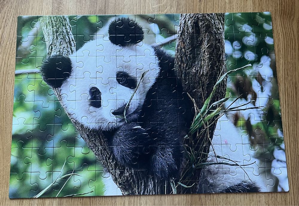 Puzzle de Panda com 104 peças da Clementoni