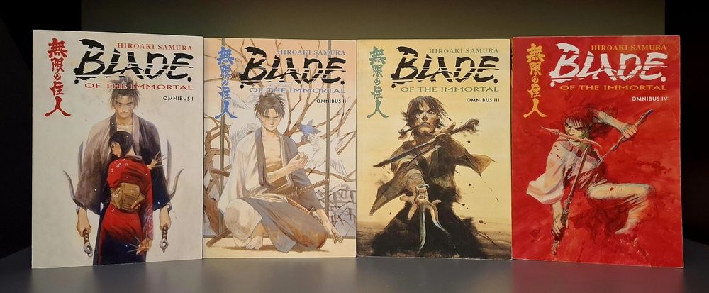 Манга Blade of the Immortal / Клинок Бессмертного: Omnibus 1-7 (Hiroaki Samura)