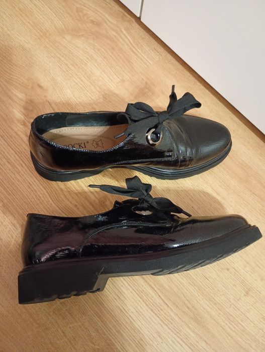 Buty 40 Lasocki lakierowane oxfordy mokasyny