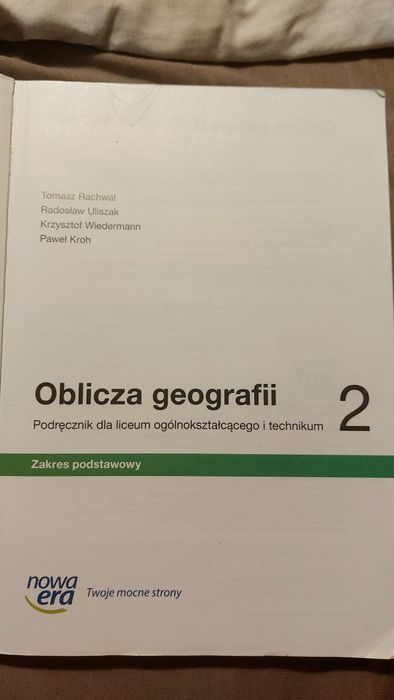 Oblicza geografii  2 zakres podstawowy nowa era