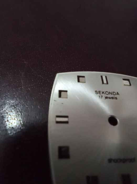 Tarcza do zegarka sekonda poljot 17 jawels shockproof