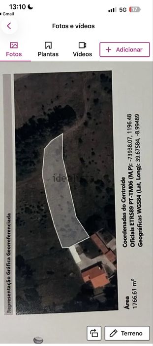 Vendo terreno ecologico  Pataias
