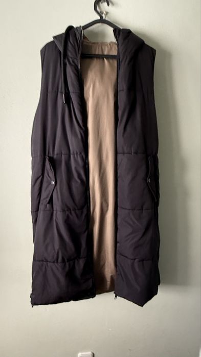 Ganardine reversivel com capuz