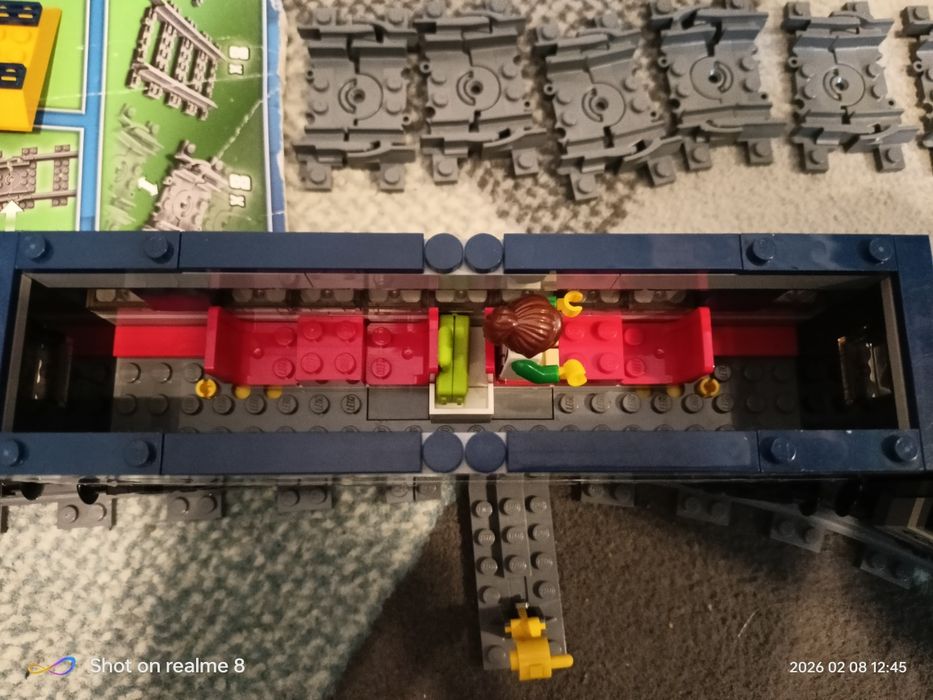 Lego City Pociąg 60197 + Zwrotnice 60238 + Tory