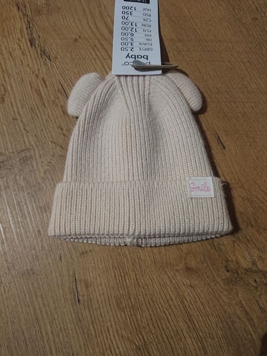 Pepco nowa czapeczka dziewczęca dla dziewczynki 12 36 miesięcy