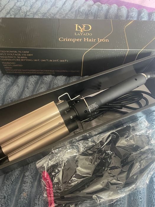 щипцы для гофрирования волос LAYADO Crimper Hair Iron