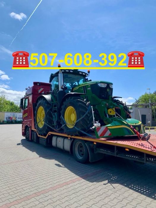 Transport LAWETA ciągników maszyn rolniczych Bel Autolaweta 24/7