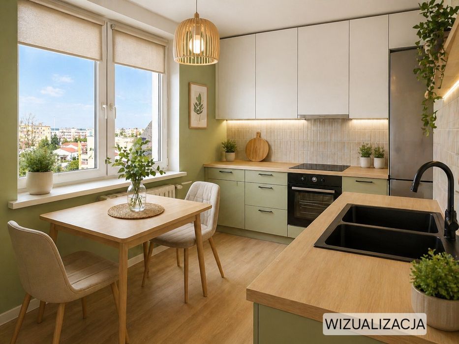 Na sprzedaż mieszkanie w Kutnie 3 pokoje | 58,7 m² | Duży balkon | KW | Kutno | Skłodowskiej-Curie