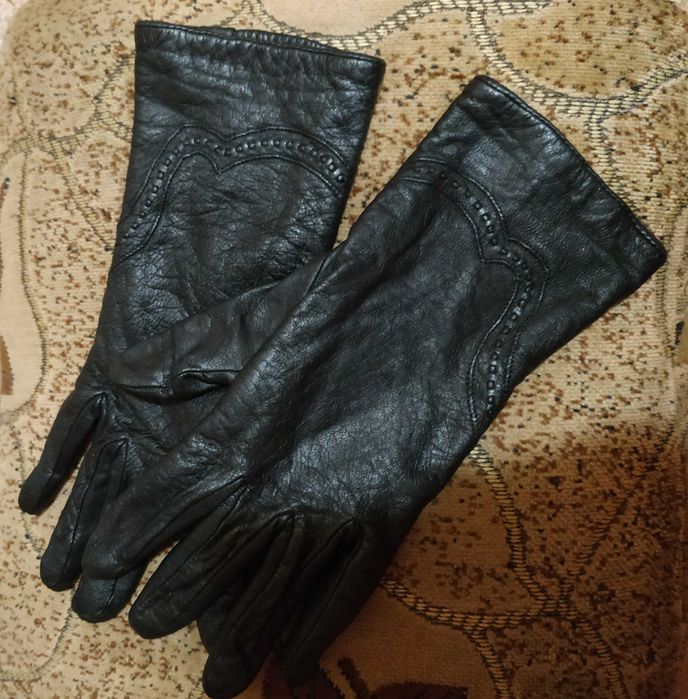 Женские кожаные перчатки