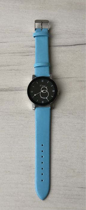 Zegarek damski męski młodzieżowy unisex czarny w pudełku na prezent