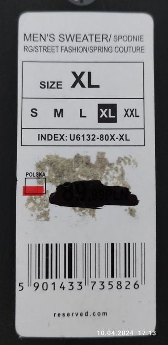 Sweter męski nowy