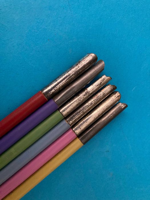 Lote de 6 Penas de Escrever em madeira Muito Antigas