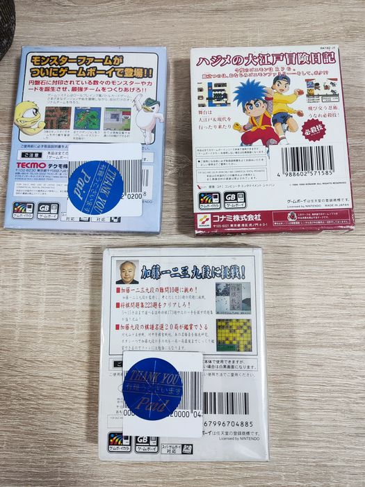 3 jogos CIB game Boy color japonêses
