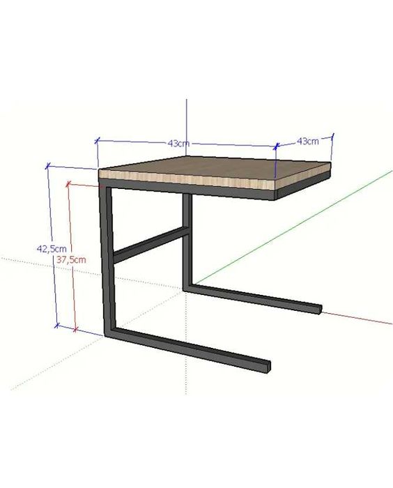 Прикроватный столик ЛОФТ