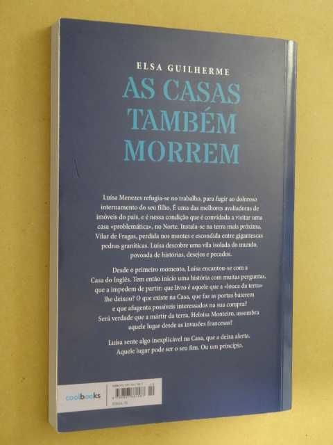 As Casas Também Morrem de Elsa Guilherme - 1ª Edição