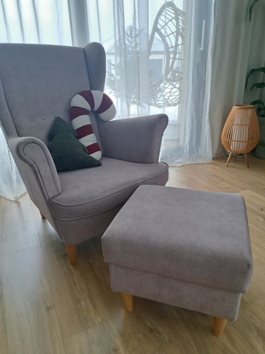 Fotel Uszak+pufa