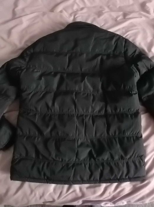 Męska kurtka zimowa czarna kaptur. XXL Ciepła stan Idealny!