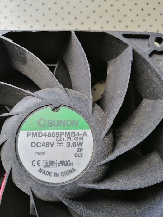 Вентилятор подшипниковый 48В PMD4809PMB4-A Sunon, 92х92 мм, 3,6W