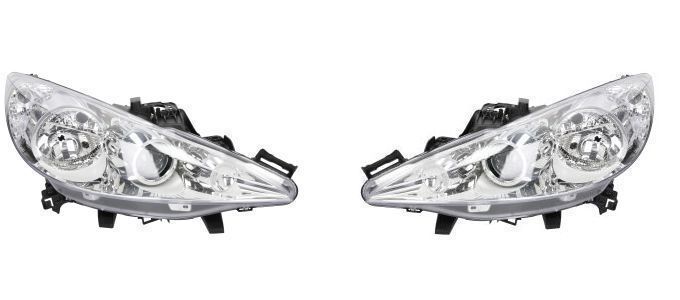 Peugeot 207 Reflektor Przedni Lampa Przednia NOWY