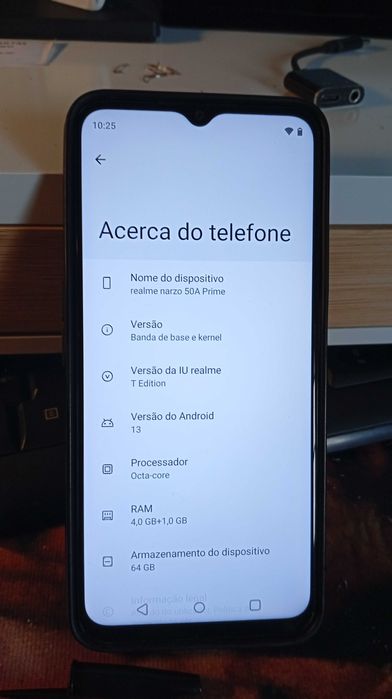 Realme Narzo 50 A Prime, como novo