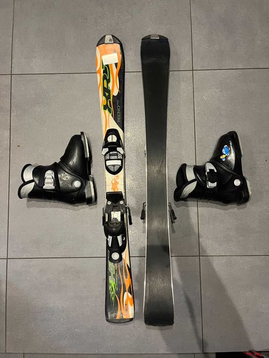 Narty dziecięce Tecno PRO 92cm + buty 18,0-18,5
