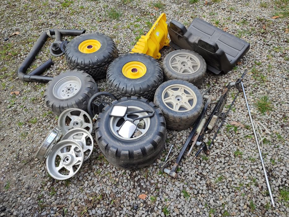 Czesci Jeep JOHN Peg Perego*12 v*Kola*Przekladnia kier.