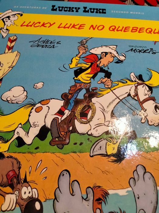 Livros Lucky Luke e Gaston