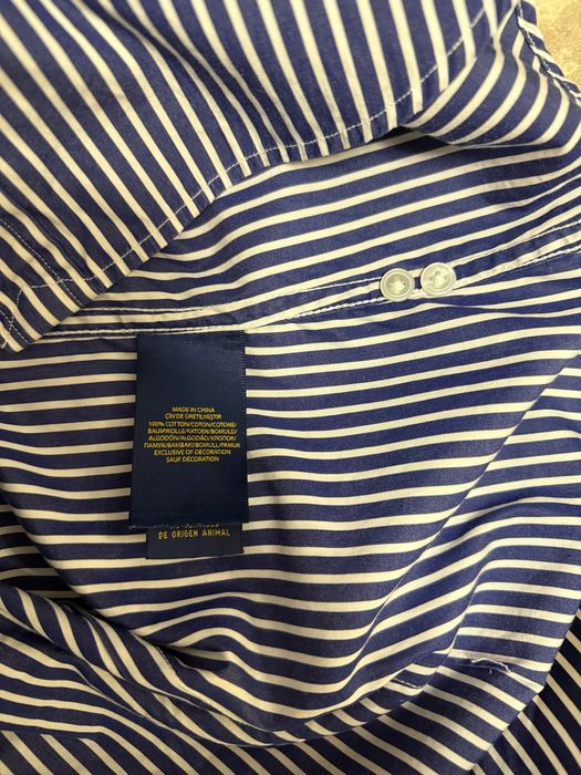 Жіноча сорочка Polo Golf Ralph Lauren синя в полоску S