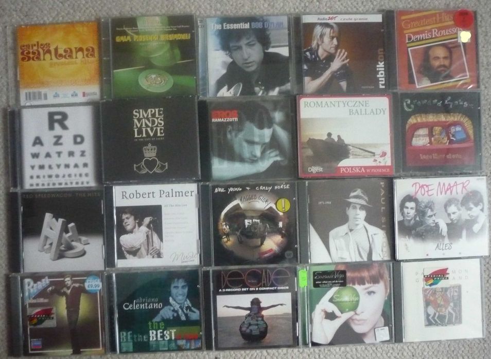 Kraftwerk, Beatles, Genesis, Hackett, G'n'R, Free - zestaw 56xCD