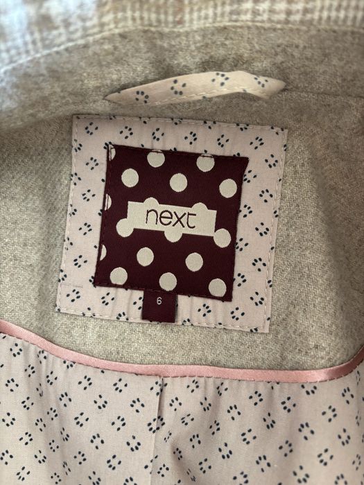 Żakiet z wełną beżowy Next r. 34/XS
