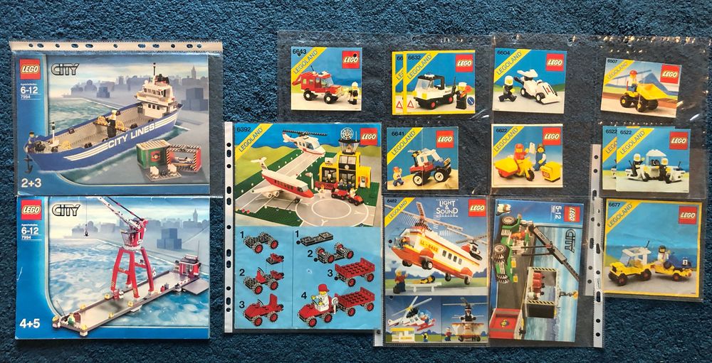 Lego - Livros de instruções (vários)