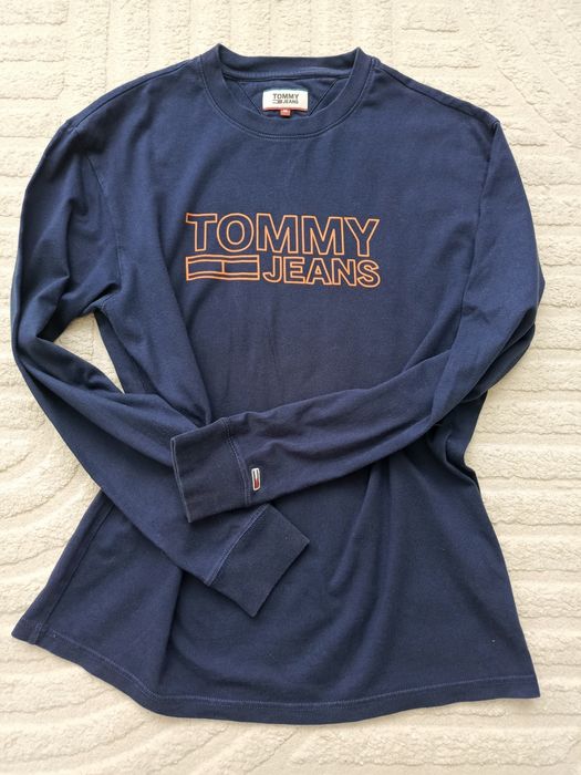 Tommy Jeans oryginalna bluza regular fit rozm.M granatowa